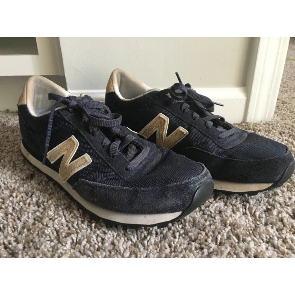 New Balance Mens Shoes Classic Suede Blue Size 12